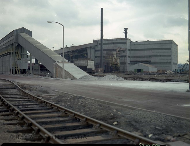 Kaldo Installation Stanton Stavelly Works Ilkeston  General view of plant & Bunkers