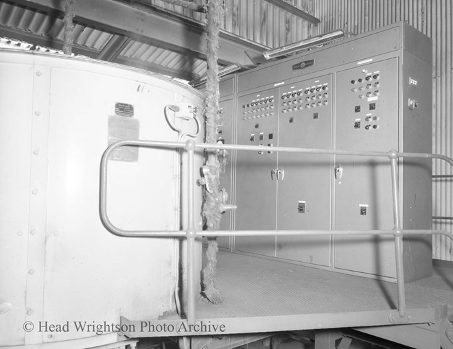 Eaglescliffe sand plant showing conveyors for Augusts