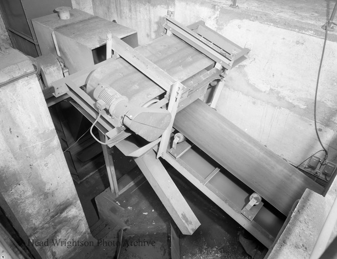 Eaglescliffe sand plant showing conveyors for Augusts