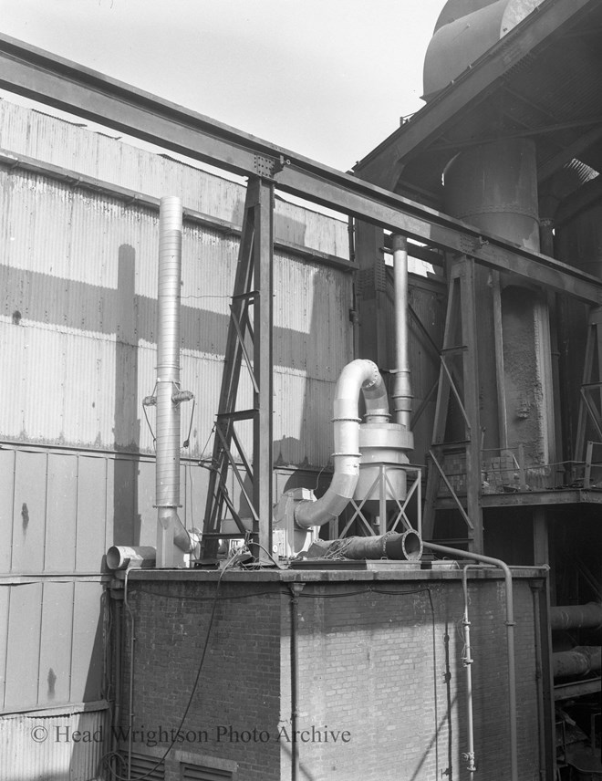 gas cleaning plant at egglescliffe iron foundry