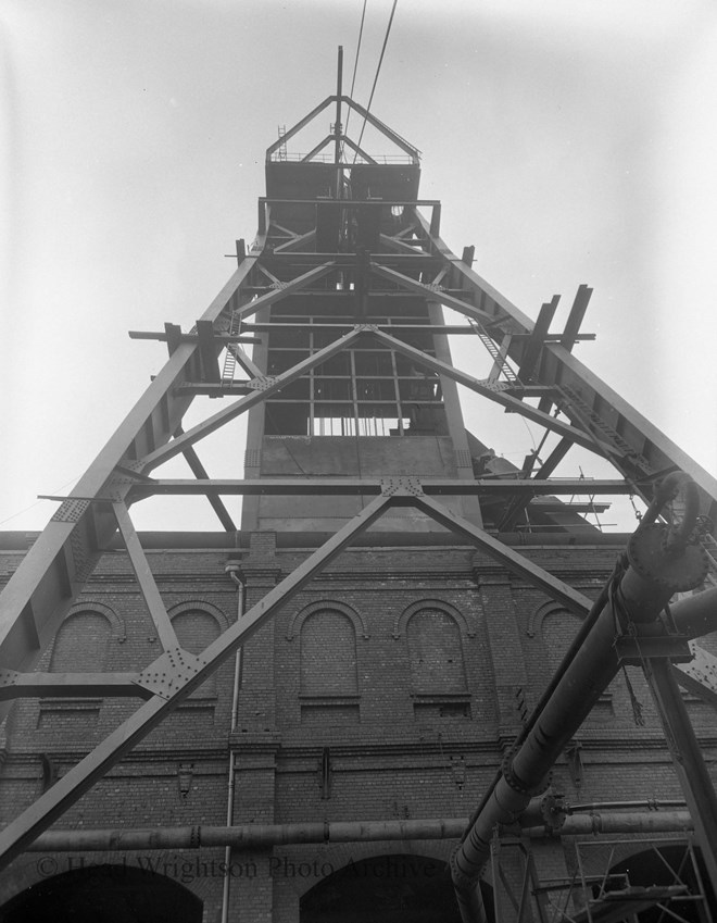 New Head Gear at Horden Colliery