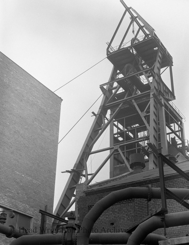 New Head Gear at Horden Colliery