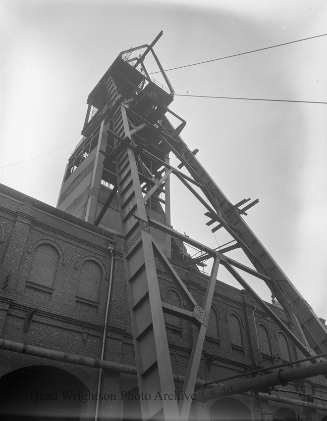 New Head Gear at Horden Colliery