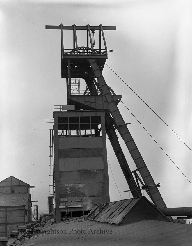 New Head Gear at Horden Colliery