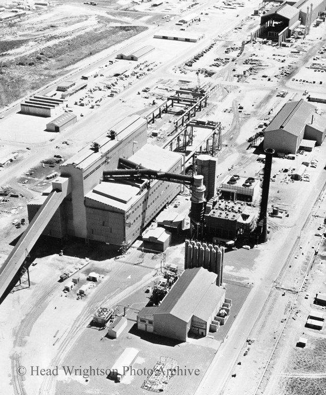 Copy Neg Arial Close Up Whyalla Steelworks ( to Cpej Desgmo 1/4/1969)