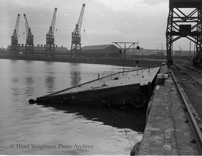 Dock Gate for TEMA in Middlesbrough Docks