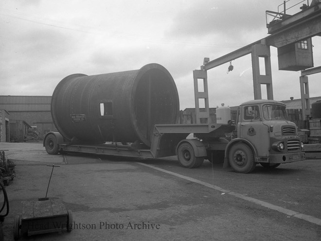 Rotary dryer at H.W.  Stockton         