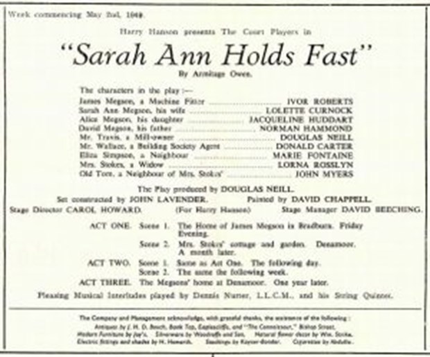 Sarah Ann Holds Fast