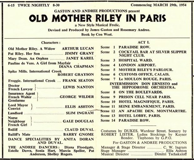 Old Mother Riley In Paris