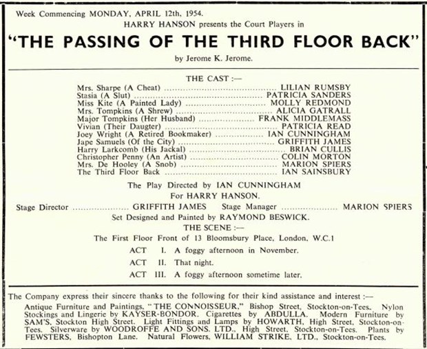 The Passing of the third floor back