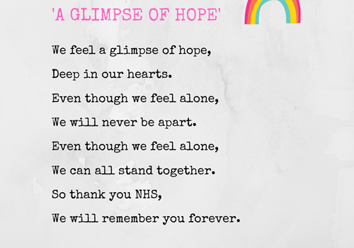 An Ode To The NHS 'A Glimpse of Hope'