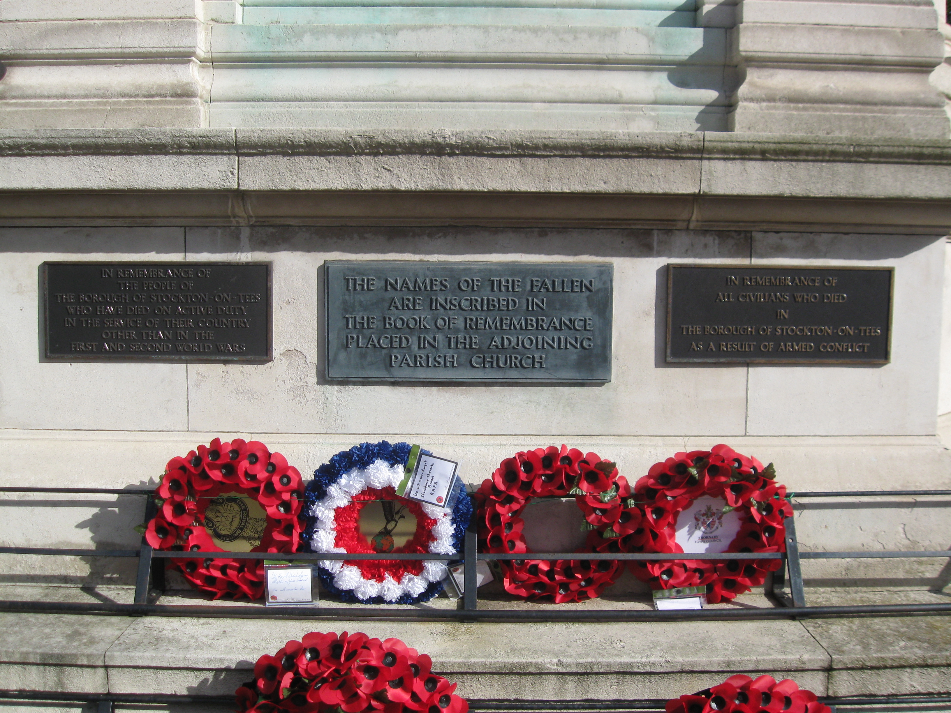 War Memorial, Stockton Parish Church