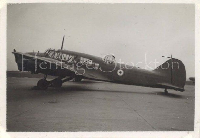 608 Squadron Anson c1939/1940