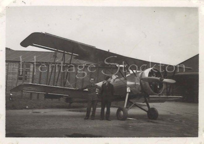 Avro Tutor training plane circa 1938