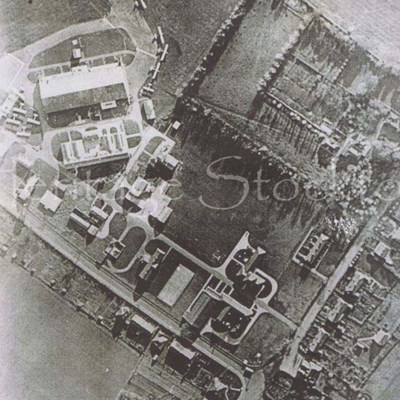 Aerial view of Thornaby Aerodrome circa 1930/1931