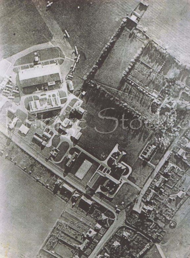 Aerial view of Thornaby Aerodrome