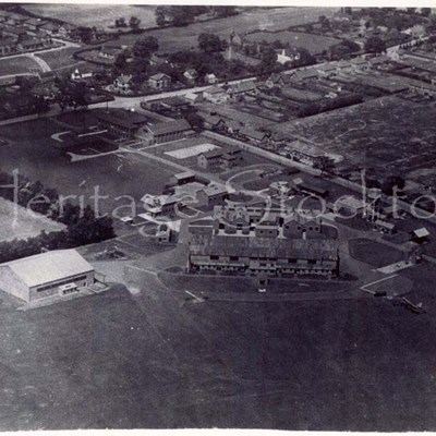 Aerial view of Thornaby Airfield