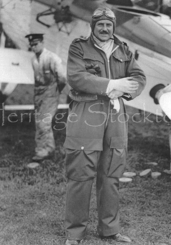 First Commanding Officer of 608 squadron William Howard-Davies at Thornaby 1931