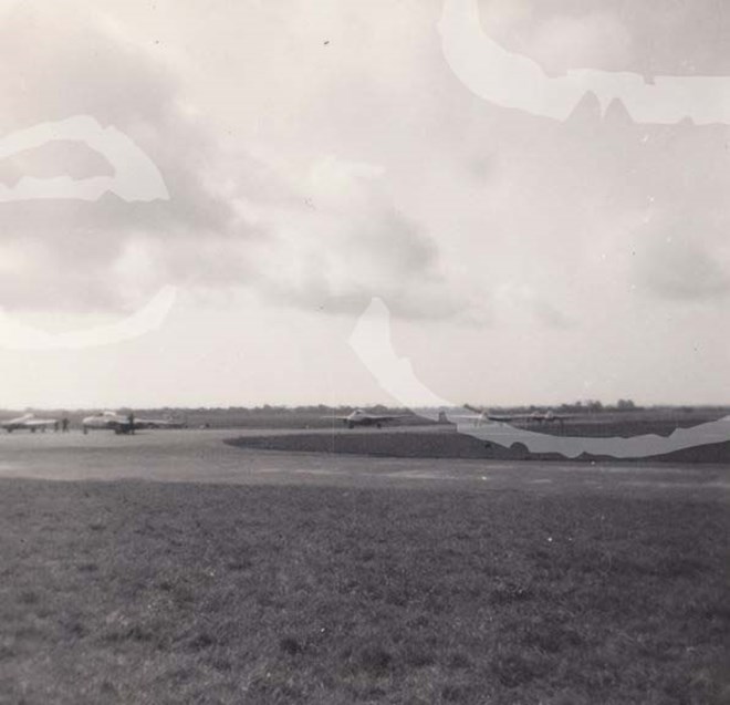 608 Squadron Vampires Annual Camp RAF Tangmere 1953