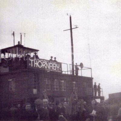 Control tower at Thornaby Aerodrome 1950s