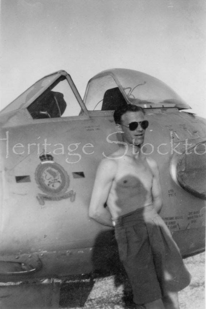 John Pollock of 608 Squadron. Ta Kali, Malta 1952