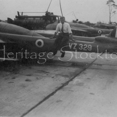 608 Squadron de Havilland Vampire