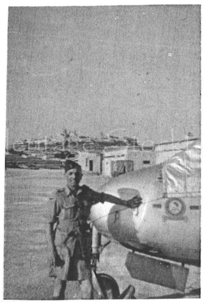 608 Vampire at RAF Ta Kali, Malta