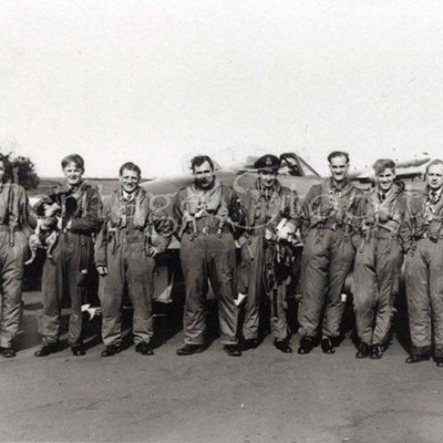 Pilots of 608 Squadron at Thornaby