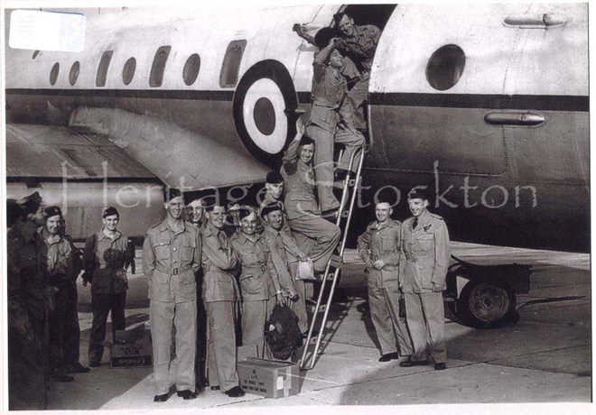 608 Squadron leaving for RAF Ta Kali, Malta